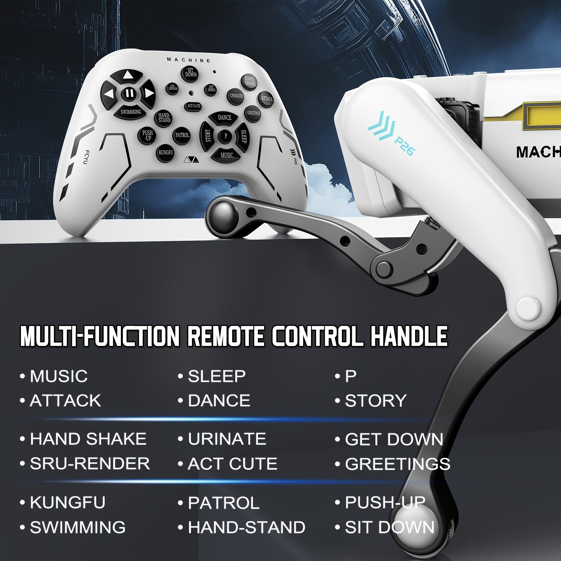 NNETM Smart Robot Dog with App Control & Voice Commands