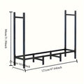 Heavy-Duty Firewood Rack for Indoor Outdoor