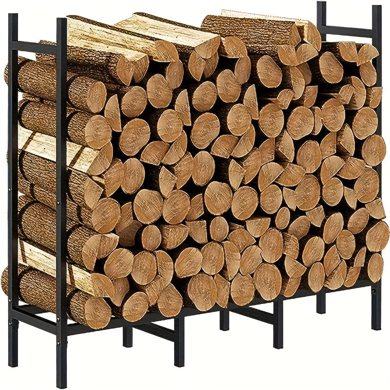 Heavy-Duty Firewood Rack for Indoor Outdoor